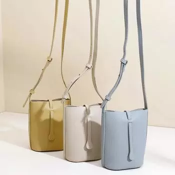 Новая однотонная женская сумка из искусственной кожи, маленькая сумка через плечо для телефона, стильная повседневная простая сумка для покупок на плечо