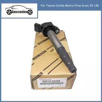 Новая оригинальная катушка зажигания, 1 шт. 9091902258 90919-02258 для Toyota Corolla Matrix Prius Scion XD 1.8L