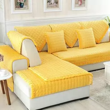 Новая осенне-зимняя фланелевая квадратная клетчатая диванная подушка современная простая противоскользящая комбинированная диванная подушка полотенце 70*70cm