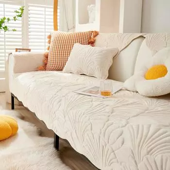 Новая осенне-зимняя хрустальная бархатная вышитая диванная подушка для гостиной, утолщенный нескользящий чехол для дивана, полотенце, чехол для дивана 70x70