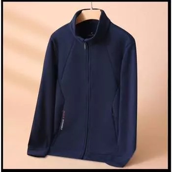 Новая осенне-зимняя мужская куртка из флиса, утолщенная повседневная куртка в корейском стиле, модная повседневная куртка большого размера для мужчин M