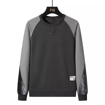 Новая осенне-зимняя мужская толстовка с капюшоном, молодежная версия студенческих леггинсов с круглым вырезом M