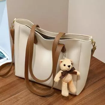 Новая осенне-зимняя сумка большой вместимости из натуральной кожи, модная высококачественная сумка через плечо на одно плечо upper