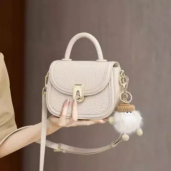 Новая осенне-зимняя сумка через плечо, маленькая сумка, высококачественная ручная сумка-седло из натуральной кожи, женская сумка