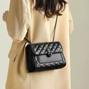 Новая осенне-зимняя сумка Diamond Chain, легкая роскошная сумка через плечо, высококачественная женская сумка на одно плечо для поездок на работу