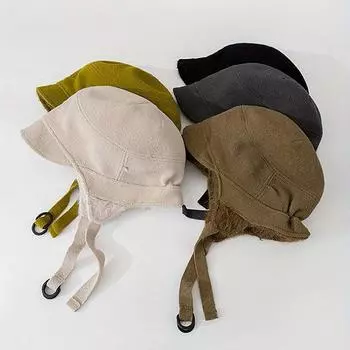 Новая осенне-зимняя толстая шапка Lei Feng, женская защитная шапка для ушей, теплая шапка для мужчин, велосипедная шапка для холодного ветра, хлопковая шапка для путешествий One size белый