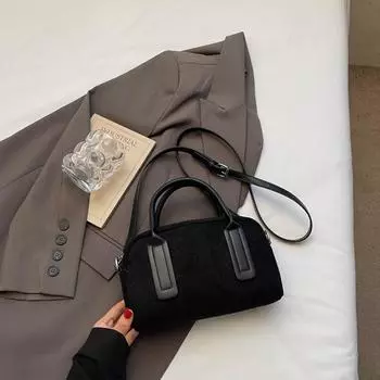 Новая осенне-зимняя высококлассная сумочка, сумка-подушка для боулинга, сумка-тоут, универсальная наплечная сумка-мессенджер