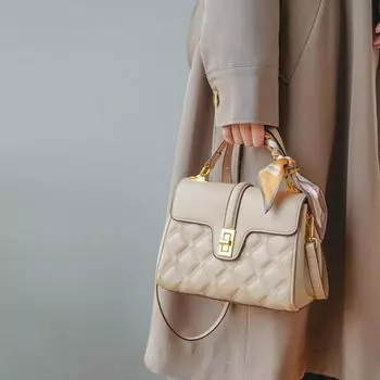 Новая осенне-зимняя женская сумка для поездок на работу, большая вместимость, сумка через плечо, высококачественная фактурная сумка