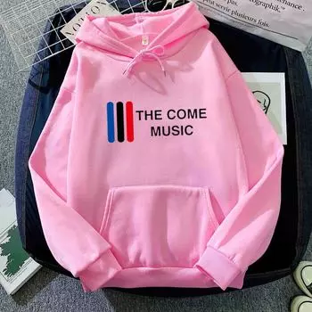 Новая осенне-зимняя женская толстовка с капюшоном и принтом в виде трех вертикальных букв для мужчин и женщин, модная повседневная простая толстовка в корейском стиле S