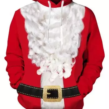 Новая осенняя мужская и женская толстовка с капюшоном, рождественский детский косплей-пуловер, детская повседневная одежда с капюшоном для мальчиков и девочек, модное пальто с шапкой S