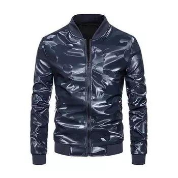 Новая осенняя мужская тонкая повседневная куртка бейсбольная куртка мужская куртка мужская куртка камуфляж M