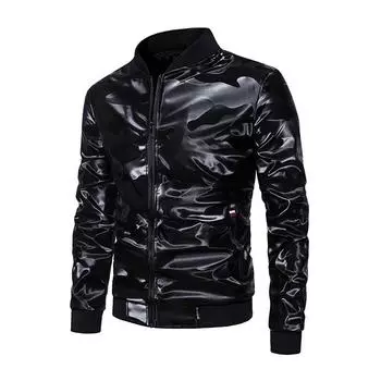 Новая осенняя мужская тонкая повседневная куртка бейсбольная куртка мужская куртка мужская куртка камуфляж M