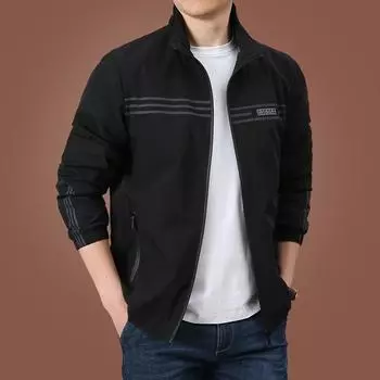 Новая осенняя одежда Мужская тонкая повседневная куртка-пальто Мужское весеннее и осеннее пальто Мужская свободная одежда для улицы. M