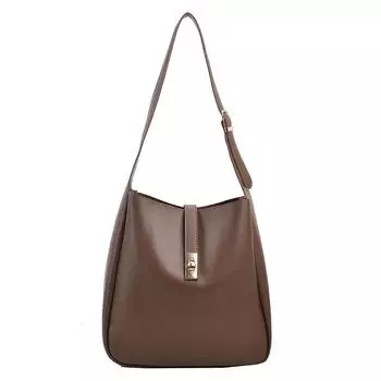 Новая осенняя сумка для женщин в стиле ретро, простая легкая роскошная сумка через плечо, фактура, повседневная универсальная сумка через плечо, женская сумка