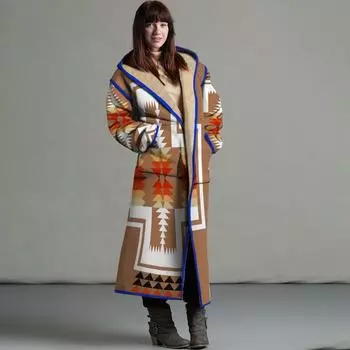 Новая осенняя женская модная свободная длинная куртка с капюшоном S