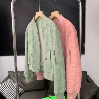 Новая овчина натуральная кожа, пальто весна и осень одинарная кожаная куртка женская локомотив короткая one size fits all розовый