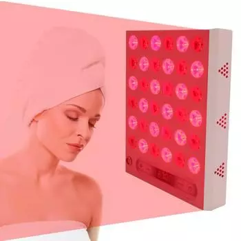 Новая панельная терапия красным светом, фотонное омоложение кожи, большой ряд света, удаление прыщей, косметический светодиодный терапевтический прибор для лица 215*169*30 мм