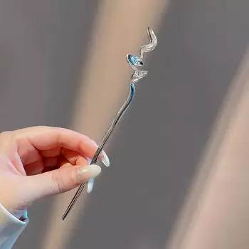 Новая панк-металлическая заколка для волос в виде меча в китайском стиле, простые палочки для волос для женщин, инструменты и аксессуары для дизайна причесок своими руками, дропшиппинг