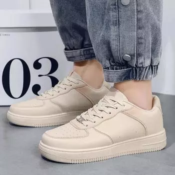 Новая пара маленьких белых туфель, универсальные мужские и женские туфли для отдыха и спорта, размер 35-44, цветная кожаная спортивная обувь 36 белый