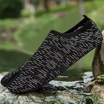 Новая парная обувь для быстрого реагирования на воду, уличная пляжная обувь, обувь для подводного плавания и плавания 36 чёрный/белый