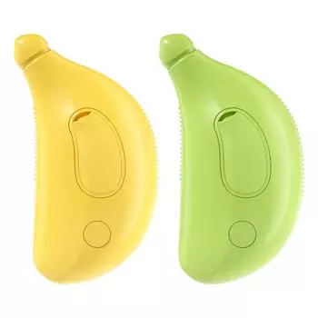 Новая паровая щетка для кошек, электрический спрей, распылитель воды, расческа для котенка, мягкая силиконовая щетка для депиляции, щетка для волос для кошек, товары для ухода за волосами Yellow