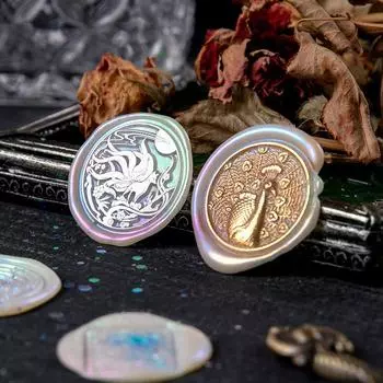 Новая паста с огненной краской, приглашения, украшение для книги, штампы с огненной краской, воск с огненной краской, золотой порошок