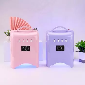 Новая перезаряжаемая батарея, светодиодная УФ-лампа, беспроводная лампа для маникюра и педикюра, мощная лампа для отверждения, беспроводная сушилка для ногтей, быстросохнущие ногти us белый