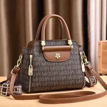 Новая персонализированная женская сумка с принтом, универсальная сумка через плечо на одно плечо, дизайнерская классическая сумка через плечо с принтом