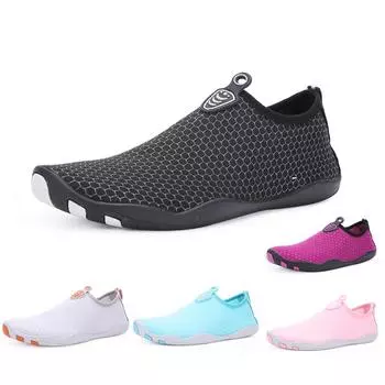 Новая пляжная обувь для пары, быстросохнущая забродная обувь на мягкой подошве, уличная обувь, тапочки для плавания 35