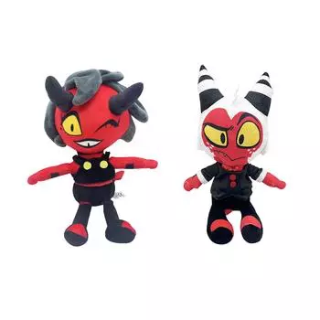 Новая плюшевая игрушка Helluva Boss Moxxie Plush с чрезвычайно злым боссом Моисеем