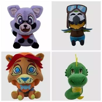 Новая плюшевая игрушка Indigo Park игровая периферийная кукла маленький енот лев дракон кукла