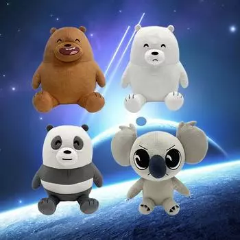 Новая плюшевая игрушка из аниме We Bare Bears, плюшевая игрушка из мультфильма brown bear