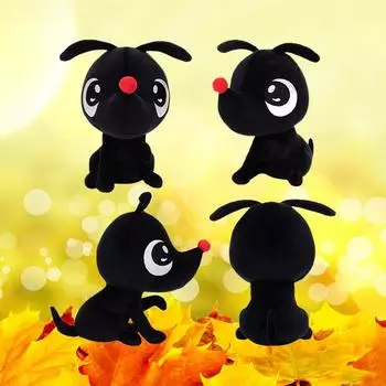 Новая плюшевая игрушка Koira Plushie Game Peripheral Cartoon Plush Toy Doll Gift Doll чёрный