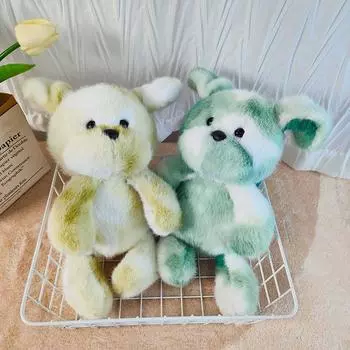 Новая плюшевая игрушка-машинка для собак с пятнистой окраской в стиле тай-дай, модель дорожного движения, 8-дюймовая свадебная кукла-разбрызгиватель 22cm