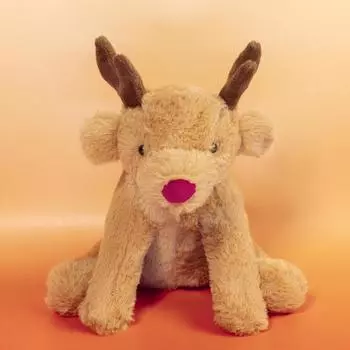 Новая плюшевая игрушка олень кукла рождественская кукла олень девочка детский подарок дарение детям рождественский подарок 30cm коричневый