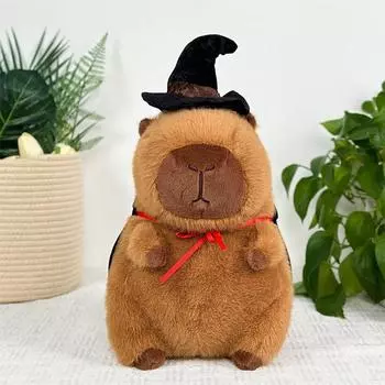 Новая плюшевая игрушка Волшебный Волшебник Капибала, милая свинья, кукла-свинья, 40 см, подушка капибара 35cm