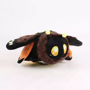 Новая плюшевая кукла Death s Head Hawkmoth Ghost Face Hell Moth 36cm0.17kg темно-коричневого