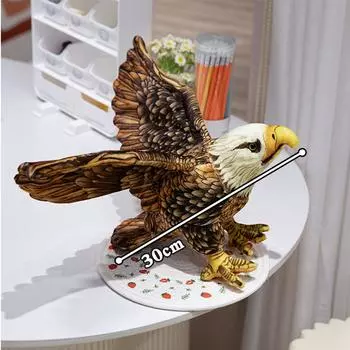 Новая плюшевая кукла орел дикое животное орел мультяшная кукла мальчик подарок зоопарк 30cm0.2kg