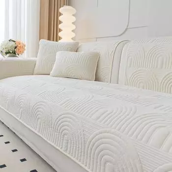 Новая плюшевая подушка для дивана, универсальная нескользящая подушка на четыре сезона, универсальный универсальный чехол для дивана, зимний чехол, полотенце 70*70cm