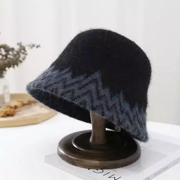 Новая плюшевая шапка рыбака детская осенне-зимняя универсальная шерстяная шапка с небольшой термошляпой модная панама цилиндр Adult/55-58 Favorite Priority Shipping