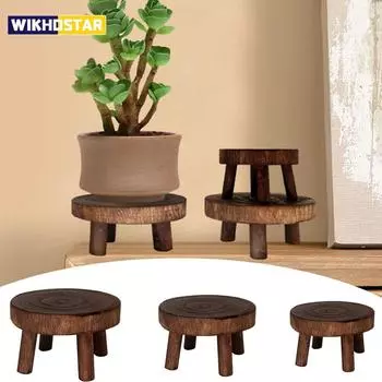 Новая подставка для растений на балконе патио, полка для внутреннего и наружного использования, подставка для цветочного горшка, держатель для суккулентного цветочного горшка, домашний декор wood S