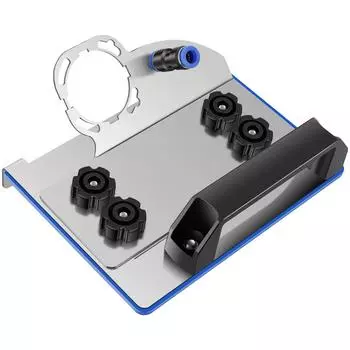 Новая подставка для угловой шлифовальной машины Металлическая угловая шлифовальная машина Держатель для снятия фаски с плитки Регулируемый кронштейн для снятия фаски с угловой шлифовальной машины Фиксированная угловая шлифовальная машина серебряный