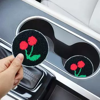 Новая подставка ручной работы из шерстяного фетра, нескользящий коврик для отеля, силиконовый изоляционный коврик с героями мультфильмов