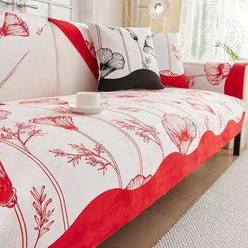 Новая подушка для дивана, чехол для дивана из шенилла, универсальные жаккардовые подушки для дивана на все сезоны, противоскользящий чехол для дивана, пылезащитный коврик для дивана 70x70