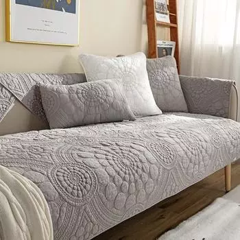 Новая подушка для дивана из чистого хлопка со всесезонным противоскользящим покрытием и простой хлопчатобумажной тканью. 70*70