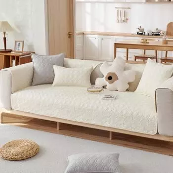 Новая подушка для дивана из чистого хлопка на все времена года, скандинавский простой нескользящий легкий роскошный хлопковый чехол для дивана, ткань 70*70cm