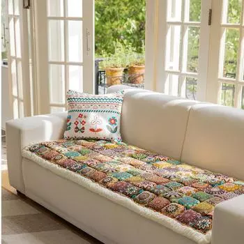 Новая подушка для дивана из чистого хлопка в стиле бохо, универсальная для всех сезонов, коврик для дивана, домашний декор, нескользящая прямоугольная подушка для сиденья дивана 70x150