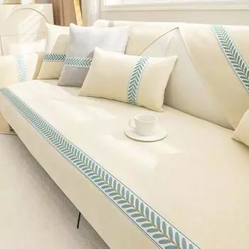 Новая подушка для дивана из синели, простая современная универсальная нескользящая подушка на четыре сезона, чехол для дивана, тканевый чехол 70*70cm