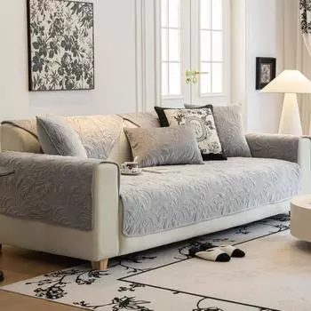 Новая подушка для дивана, осенне-зимняя утолщенная плюшевая наволочка, зимняя теплая подушка, современная простая противоскользящая подушка для дивана 70*70cm