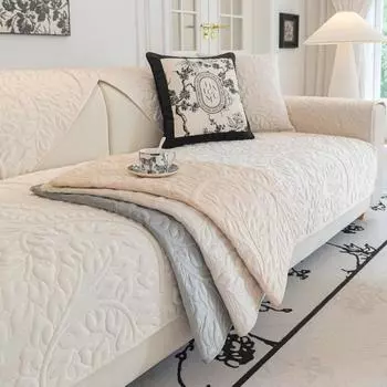 Новая подушка для дивана, осенне-зимняя, утолщенная, нескользящая, простая, современная, для гостиной, чехол для дивана, полотенце 70*70cm